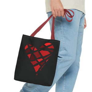 Red Heart Tote Bag (Various Sizes)