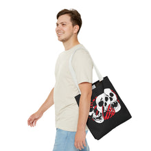 Load image into Gallery viewer, 3 Skulls (With Red) Tote Bag (Various Sizes)