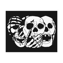 Load image into Gallery viewer, 3 Skulls Poster (Various Sizes)