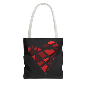 Red Heart Tote Bag (Various Sizes)