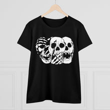 Load image into Gallery viewer, 3 Skulls Women&#39;s Cotton Tee