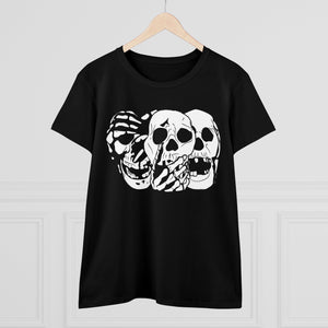 3 Skulls Women's Cotton Tee