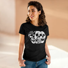 Load image into Gallery viewer, 3 Skulls Women&#39;s Cotton Tee