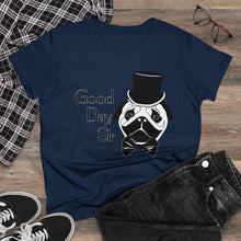 Load image into Gallery viewer, Fancy Pug Women&#39;s Cotton Tee (Various Colors)