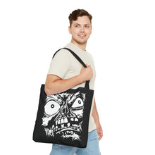 Load image into Gallery viewer, Stretched Monster Face Tote Bag (Various Sizes)