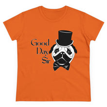 Load image into Gallery viewer, Fancy Pug Women&#39;s Cotton Tee (Various Colors)