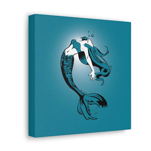 Mermaid Canvas Print (Various Sizes)