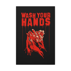 Wash Your Hands Canvas Print (Various Sizes)