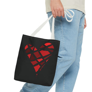 Red Heart Tote Bag (Various Sizes)