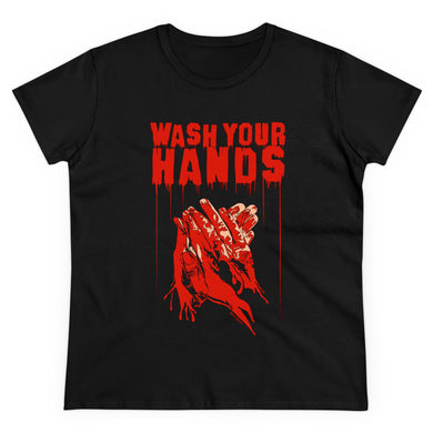 Wash Your Hands Women's Cotton Tee