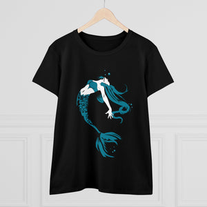 Mermaid Women's Cotton Tee (Various Colors)