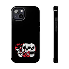 Load image into Gallery viewer, 3 Skulls (With Red) Tough Phone Case (Samsung &amp; iPhone)