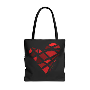 Red Heart Tote Bag (Various Sizes)