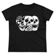 Load image into Gallery viewer, 3 Skulls Women&#39;s Cotton Tee