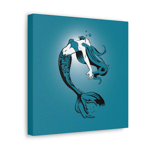 Mermaid Canvas Print (Various Sizes)