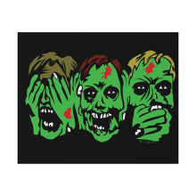 Load image into Gallery viewer, 3 Zombies Poster (Various Sizes)