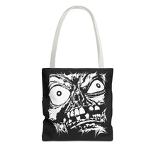 Load image into Gallery viewer, Stretched Monster Face Tote Bag (Various Sizes)