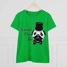 Load image into Gallery viewer, Fancy Pug Women&#39;s Cotton Tee (Various Colors)