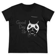 Load image into Gallery viewer, Fancy Pug Women&#39;s Cotton Tee (Various Colors)