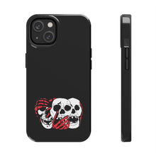 Load image into Gallery viewer, 3 Skulls (With Red) Tough Phone Case (Samsung &amp; iPhone)