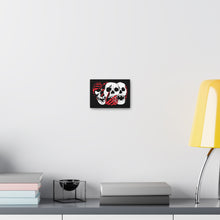 Load image into Gallery viewer, 3 Skulls (With Red) Canvas Print (Various Sizes)