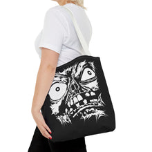 Load image into Gallery viewer, Stretched Monster Face Tote Bag (Various Sizes)