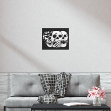 Load image into Gallery viewer, 3 Skulls Poster (Various Sizes)