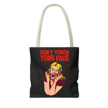 Load image into Gallery viewer, Don&#39;t Touch Your Face v.2 Tote Bag (Various Sizes)