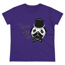 Load image into Gallery viewer, Fancy Pug Women&#39;s Cotton Tee (Various Colors)