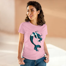 Load image into Gallery viewer, Mermaid Women&#39;s Cotton Tee (Various Colors)