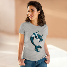 Load image into Gallery viewer, Mermaid Women&#39;s Cotton Tee (Various Colors)