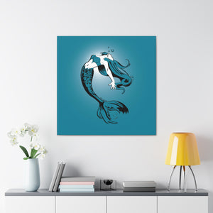 Mermaid Canvas Print (Various Sizes)