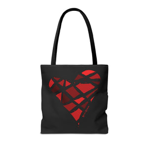 Red Heart Tote Bag (Various Sizes)