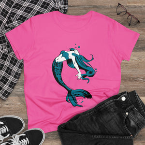 Mermaid Women's Cotton Tee (Various Colors)