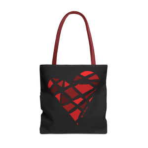 Red Heart Tote Bag (Various Sizes)