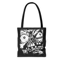 Load image into Gallery viewer, Stretched Monster Face Tote Bag (Various Sizes)