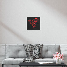 Load image into Gallery viewer, Red Heart Poster (Various Sizes)