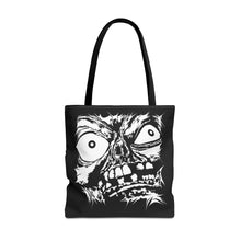 Load image into Gallery viewer, Stretched Monster Face Tote Bag (Various Sizes)