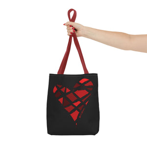 Red Heart Tote Bag (Various Sizes)