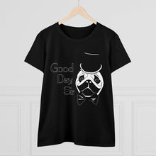 Load image into Gallery viewer, Fancy Pug Women&#39;s Cotton Tee (Various Colors)