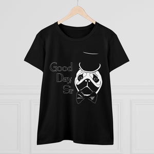 Fancy Pug Women's Cotton Tee (Various Colors)