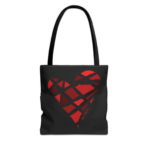 Red Heart Tote Bag (Various Sizes)