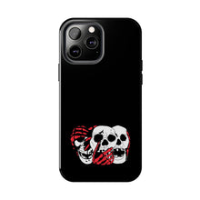 Load image into Gallery viewer, 3 Skulls (With Red) Tough Phone Case (Samsung &amp; iPhone)