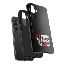Load image into Gallery viewer, 3 Skulls (With Red) Tough Phone Case (Samsung &amp; iPhone)