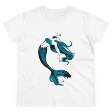 Load image into Gallery viewer, Mermaid Women&#39;s Cotton Tee (Various Colors)