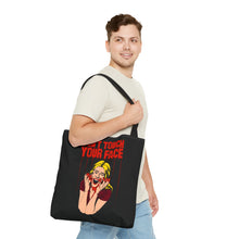 Load image into Gallery viewer, Don&#39;t Touch Your Face v.2 Tote Bag (Various Sizes)