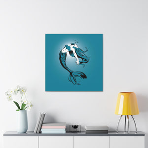 Mermaid Canvas Print (Various Sizes)