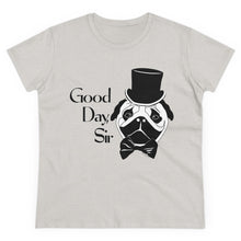 Load image into Gallery viewer, Fancy Pug Women&#39;s Cotton Tee (Various Colors)