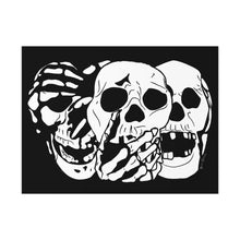 Load image into Gallery viewer, 3 Skulls Poster (Various Sizes)