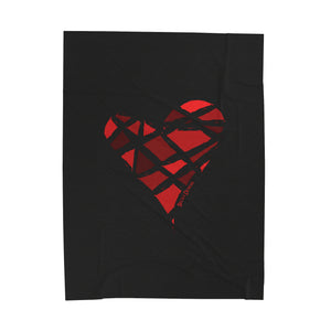 Red Heart Velveteen Plush Blanket (Various Sizes)